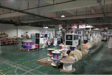 กระบวนการผลิตและอุปกรณ์สำหรับสายไฟ