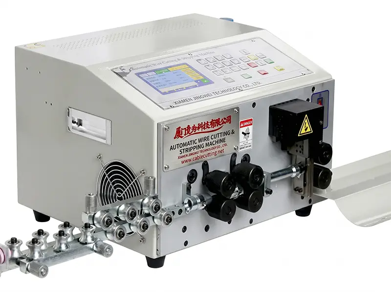 เครื่องตัดและปอกสายไฟอัตโนมัติ 25mm² รุ่น WPM-MAX1-6 จาก JINGWEI