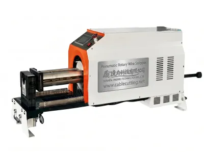 เครื่องปอกสายไฟนิวเมติกหมุนอัตโนมัติ เส้นผ่านศูนย์กลางสูงสุด 50 มม. WPM-X600