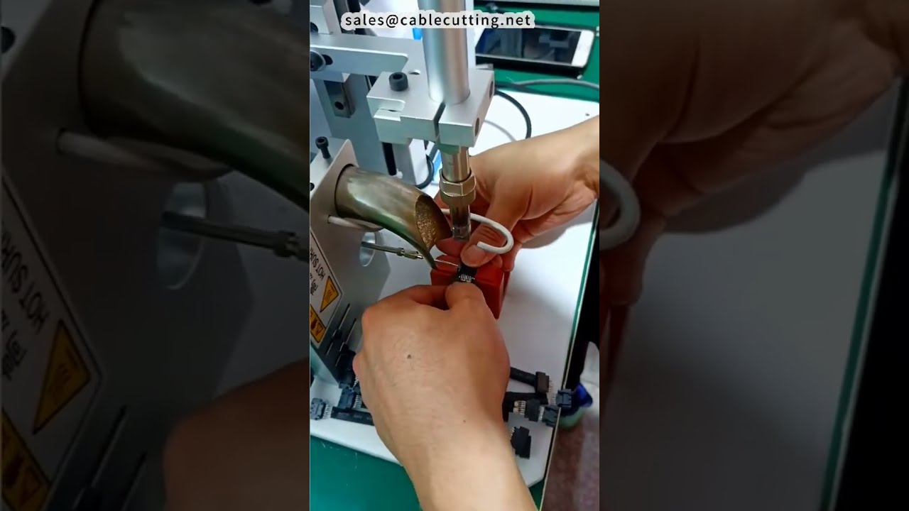 เครื่องบัดกรีสาย SATA 8P อัตราข้อบกพร่องต่ำ รอยบัดกรีสมบูรณ์ #โรงงาน #เครื่องจักร #DIY