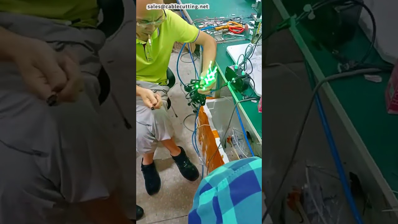 สาธิตเครื่องบัดกรีกึ่งอัตโนมัติทดสอบไฟ LED แม่นยำสูงสำหรับอุตสาหกรรม