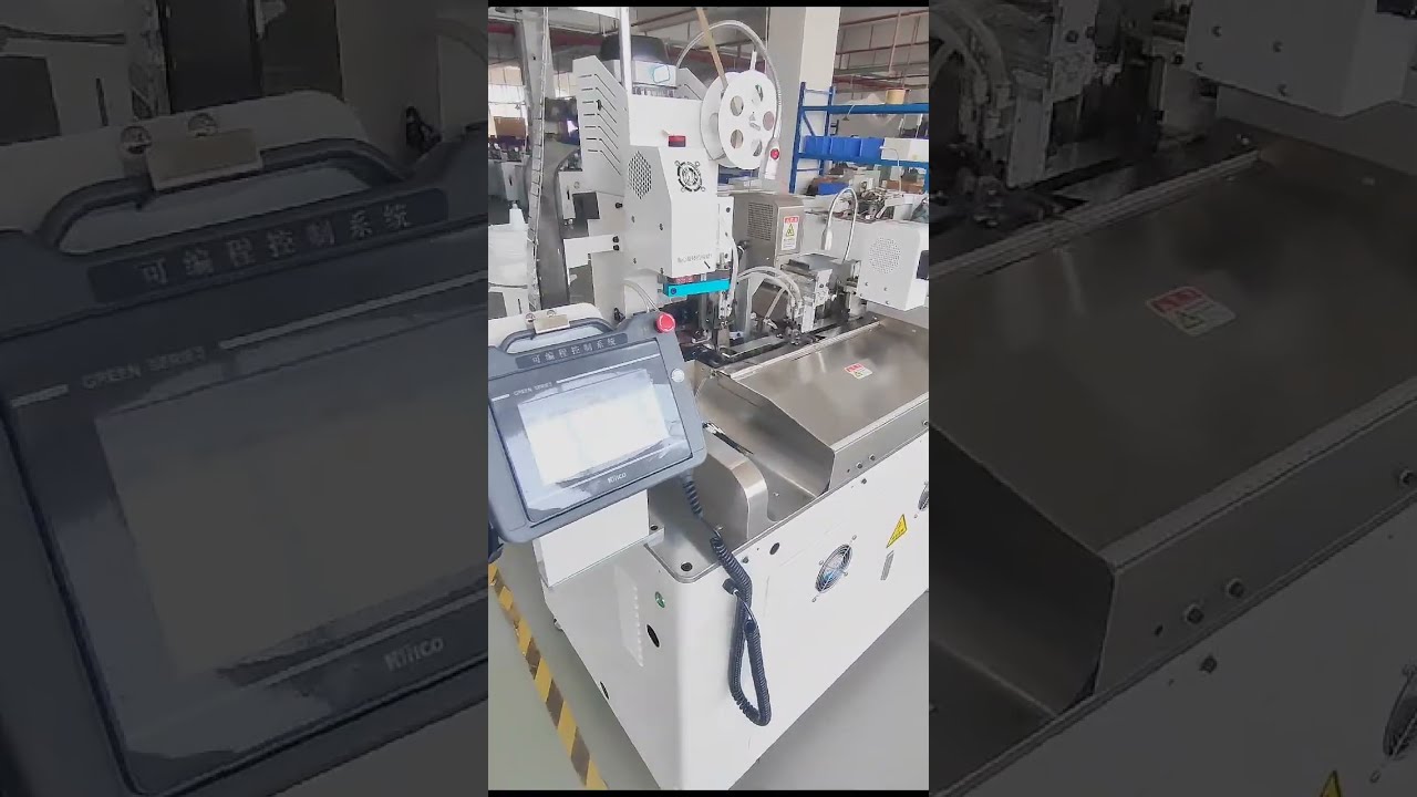 กระบวนการบัดกรี สอดท่อ และย้ำขั้วต่อ สำหรับสายรัดอิเล็กโทรด PTC ในอุตสาหกรรมการผลิต #เครื่องจักร