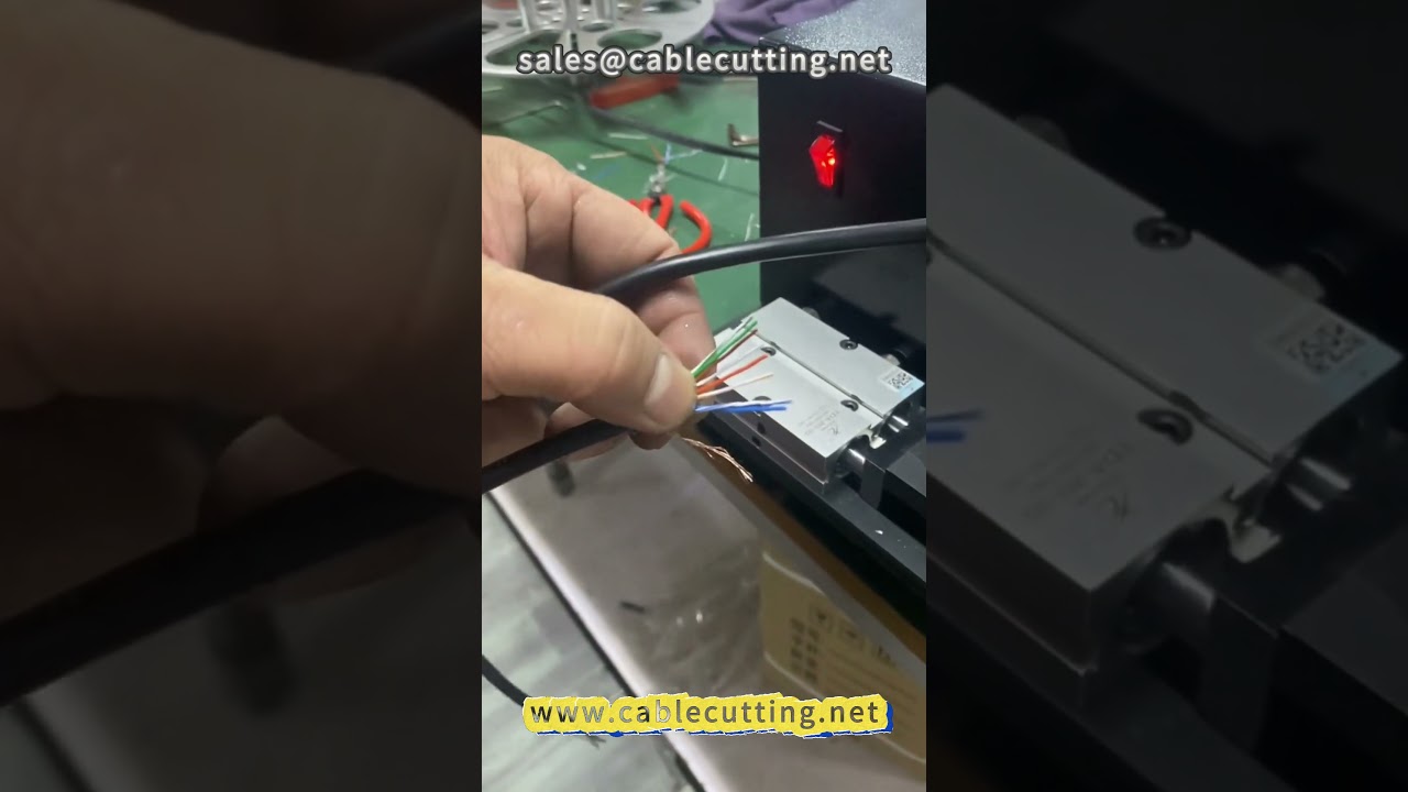 เครื่องรีดและยืดสายเน็ตเวิร์ก 104 พร้อม crimp หัว RJ45 | สายแลน | การ crimp หัวคริสตัล