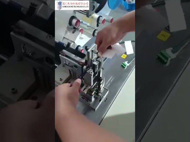 เครื่องพันเทปสายไฟ พร้อมระบบติดป้ายและพันสายเคเบิลอัตโนมัติ | เครื่องพันสายไฟ Harness (Wire Labeling Machine)