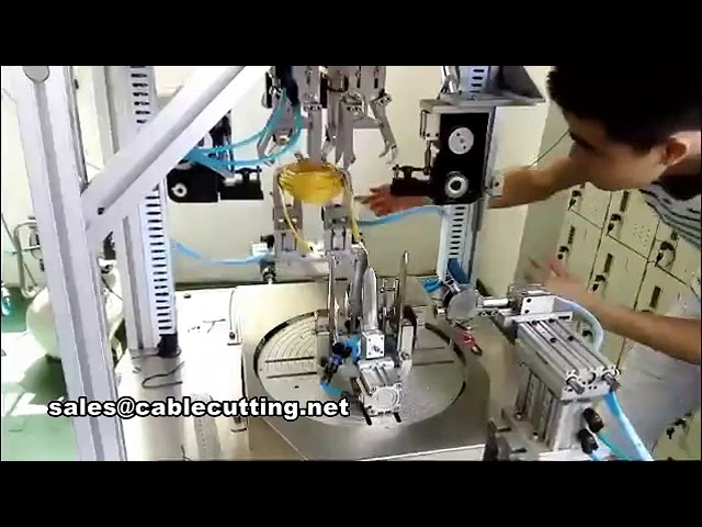 เครื่องผูกสายไฟอัตโนมัติรูปตัวโอ สำหรับสายเคเบิลยาว | เพิ่มประสิทธิภาพการพันและมัดสาย