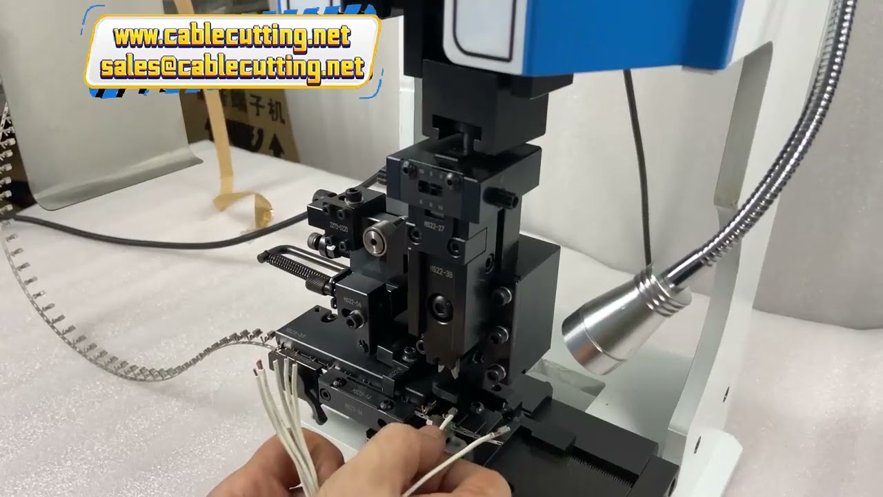 เครื่องตัดและติดตั้งขั้วต่อสายไฟ CNC ความแม่นยำสูงสไตล์ยุโรป Mecal Type Applicator | อุปกรณ์อัตโนมัติสำหรับอุตสาหกรรม