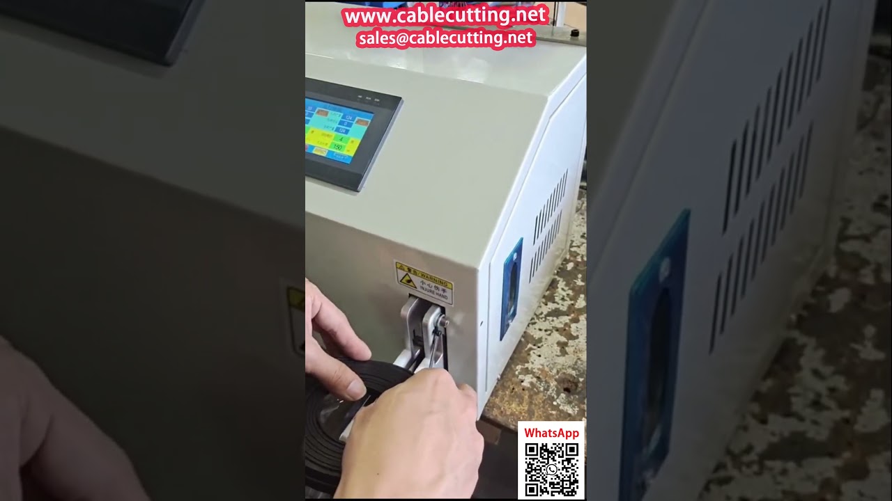 เครื่องม้วนและผูกสายเคเบิลเครือข่ายแบนอัตโนมัติ | ระบบอุตสาหกรรมประสิทธิภาพสูง