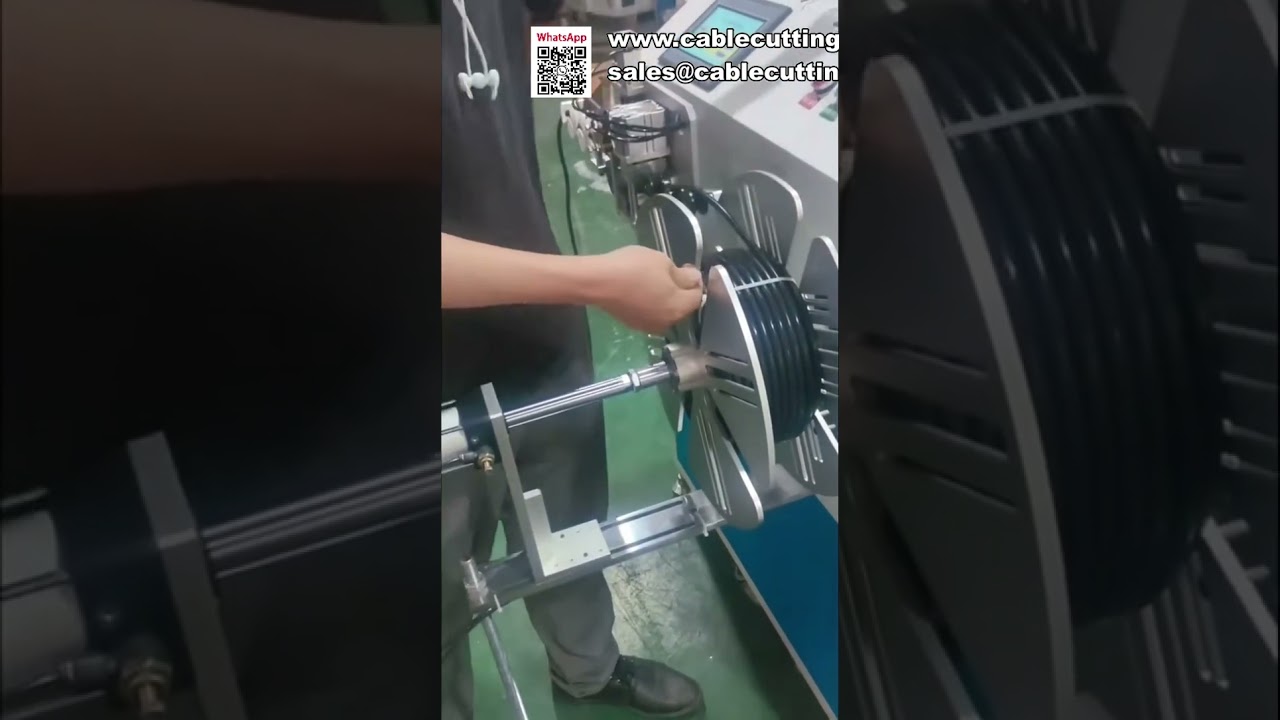 เครื่องม้วนสายไฟและนับเมตรอัตโนมัติ สำหรับท่อและสายเคเบิล ประสิทธิภาพสูง