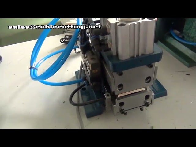 เครื่องปอกสายไฟนิวเมติก เครื่องลอกฉนวนนิวเมติก และเครื่องปอกสายไฟแรงดันลม | Pneumatic Wire Stripper Machine