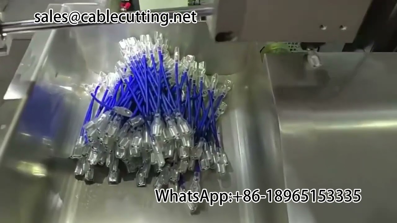 เครื่องผลิตสายไฟคุณภาพสูง | เครื่องปอกสายไฟอัตโนมัติ | เครื่อง Crimping ขั้วต่อ | อุปกรณ์ระบบอัตโนมัติในโรงงาน