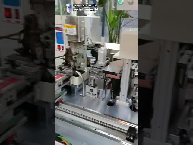 Fully Automatic Single head Dipping Multi station Plug in Terminal Crimping Machine