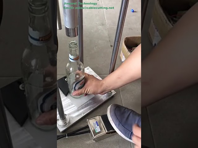 เครื่องปิดฝาขวดเบียร์กึ่งอัตโนมัติระบบนิวเมติก | Semi Automatic Pneumatic Beer Capper