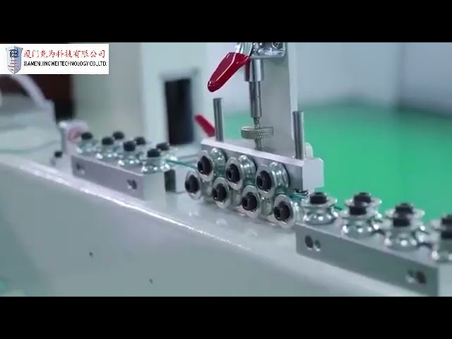 เครื่องตัด ปอก และย้ำขั้วต่อสายไฟ PCB Tab | เครื่องย้ำขั้วต่อสายไฟระบบอัตโนมัติ
