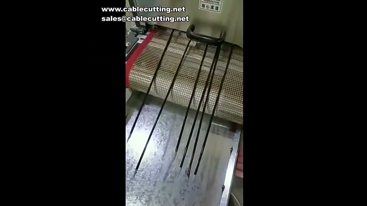 เครื่องยิงฮีทชริงค์บุชชิ่งตั้งโต๊ะสำหรับสายไฟและสายเคเบิล | เครื่องหดท่อความร้อนอัตโนมัติ