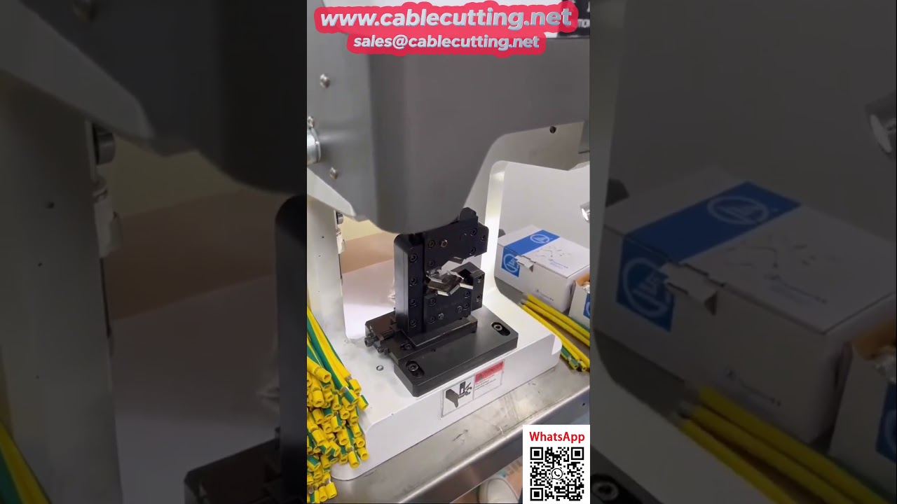 เครื่องไฮดรอลิก CNC คริมป์ปลายสายไฟอัตโนมัติ | เพิ่มประสิทธิภาพการผลิต