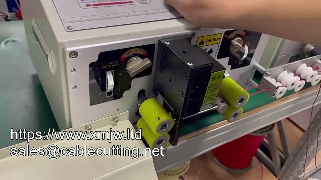 WPM 320 เครื่องปอกสายไฟอัตโนมัติสองเส้น ตัดและปอกสายเคเบิลอุตสาหกรรม