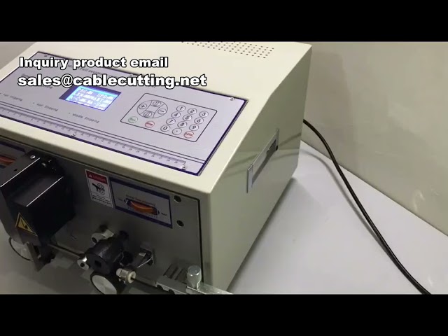 เครื่องปอกสายไฟอัตโนมัติ ปรับตั้งค่าได้เอง เครื่องตัดปอกสายไฟไฟฟ้า