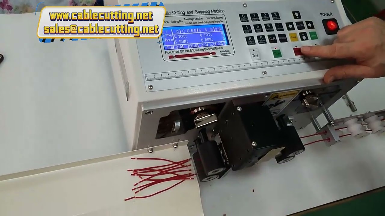 เครื่องตัดและลอกสายไฟอัตโนมัติ ใบมีดทังสเตนคาร์ไบด์ สำหรับสายไฟสูงสุด 5 มม. AWG | เครื่องปอกสายไฟ