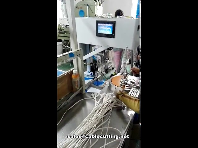 เครื่องม้วนและผูกสายไฟรูปเลข8 อัตโนมัติ สำหรับงานอุตสาหกรรม