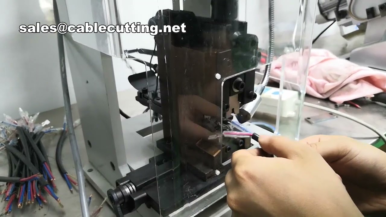 เครื่อง crimping ขั้วต่อสายไฟแบบแหวน (Ring Terminal) อัตโนมัติ | เครื่อง crimping ขั้วต่อสายไฟ | เครื่อง crimping ขั้วต่อไฟฟ้า
