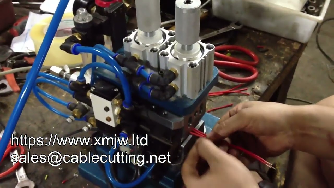 เครื่องตัดและปอกสายไฟอัตโนมัติ WPM-3fn พร้อมระบบทำความร้อน