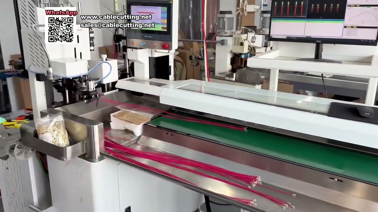 เครื่องยึดสายอัตโนมัติ 2 หัว พร้อมระบบ CCD และระบบตรวจสอบแรงกด