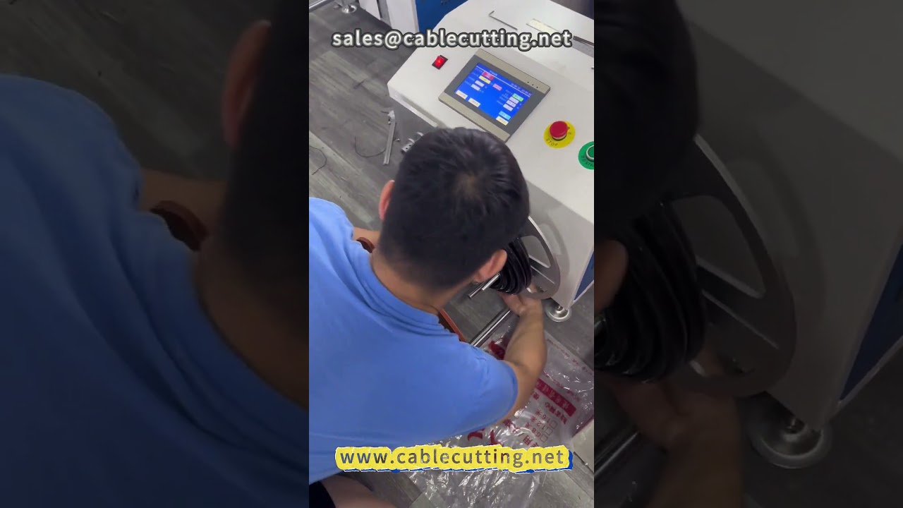 67  Hot oil pipe winding and bundling machine # oil pipe # water pipe # bellows