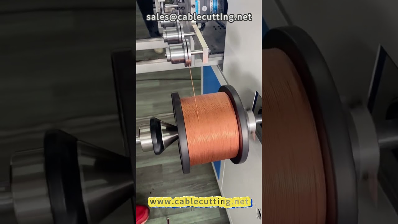 เครื่องพันสายทองแดงถักอัตโนมัติ | เครื่องม้วนสายไฟและเคเบิลอุตสาหกรรม