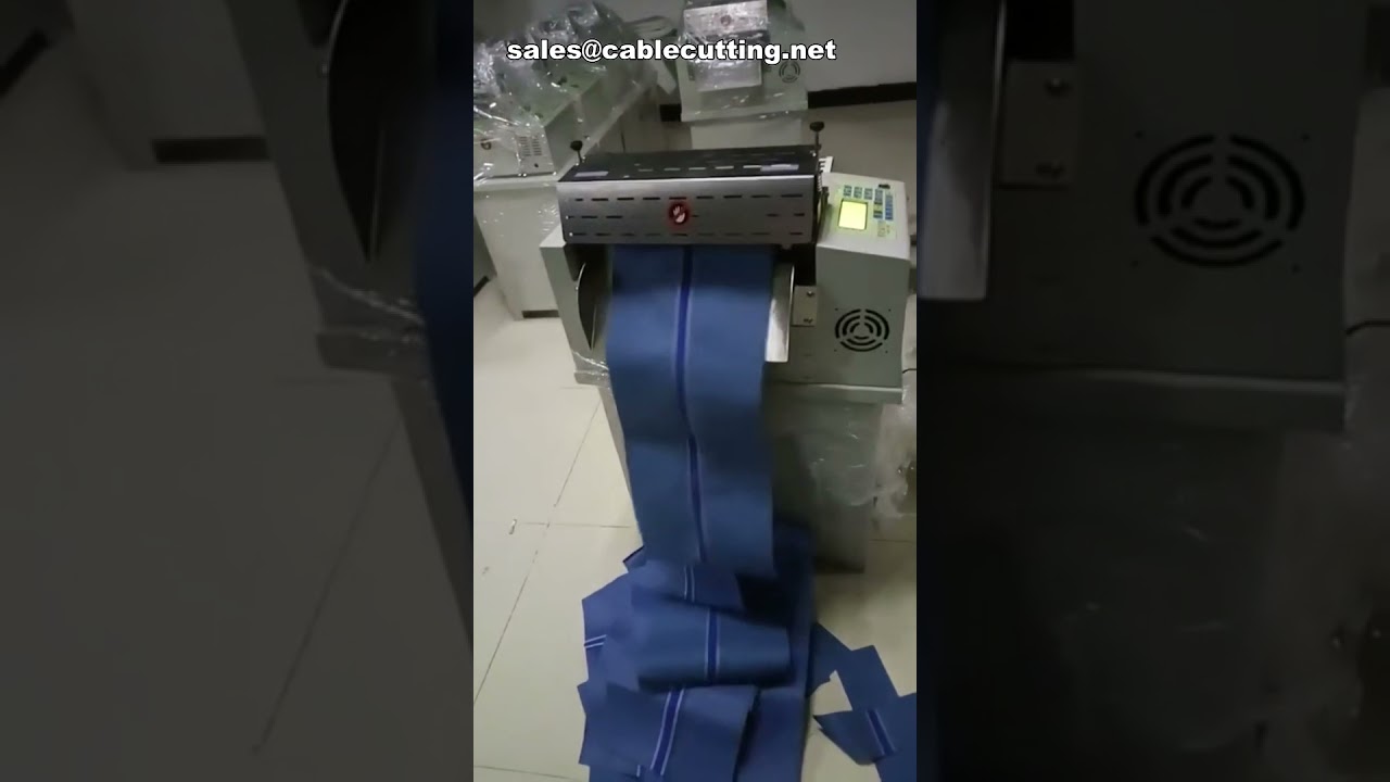 เครื่องตัดริบบิ้นผ้าฝ้ายและผ้าสักหลาด ระบบอัตโนมัติ แม่นยำสูง ขายดี!