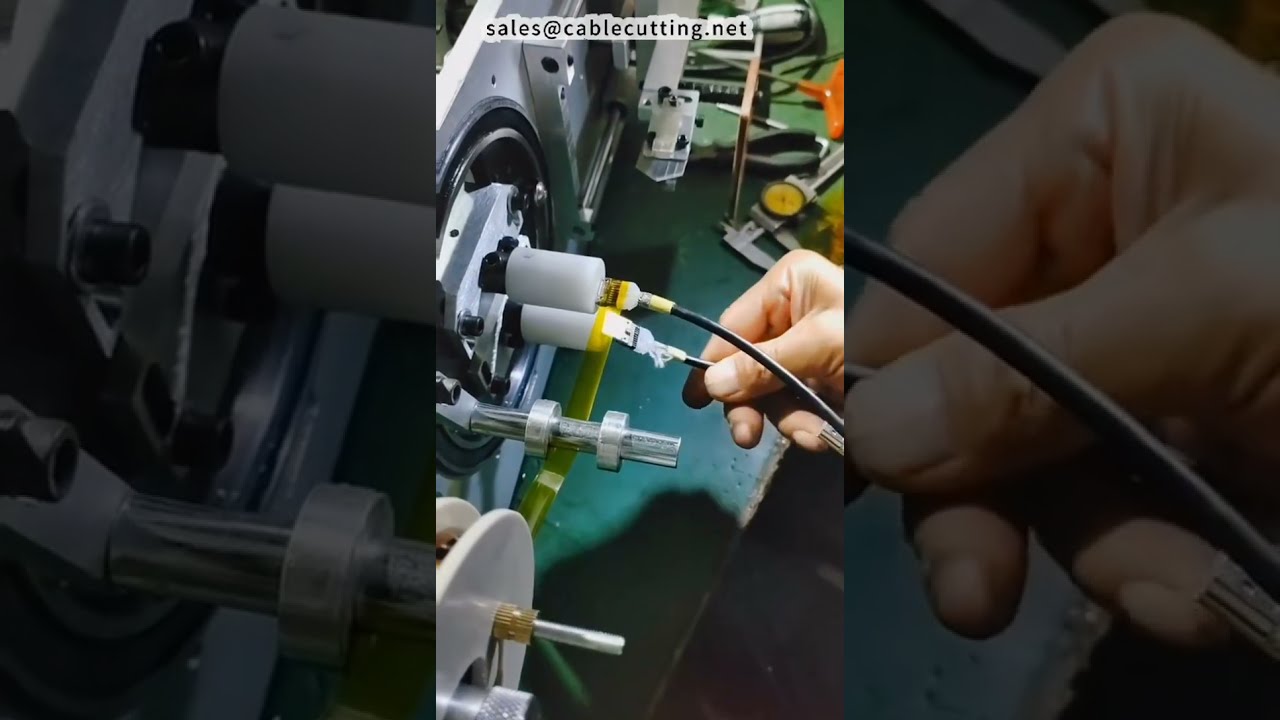 เครื่องห่อฟิล์มสาย HDMI และเครื่องห่อหุ้มด้วยความร้อน | โรงงาน #เครื่องจักร #cnc