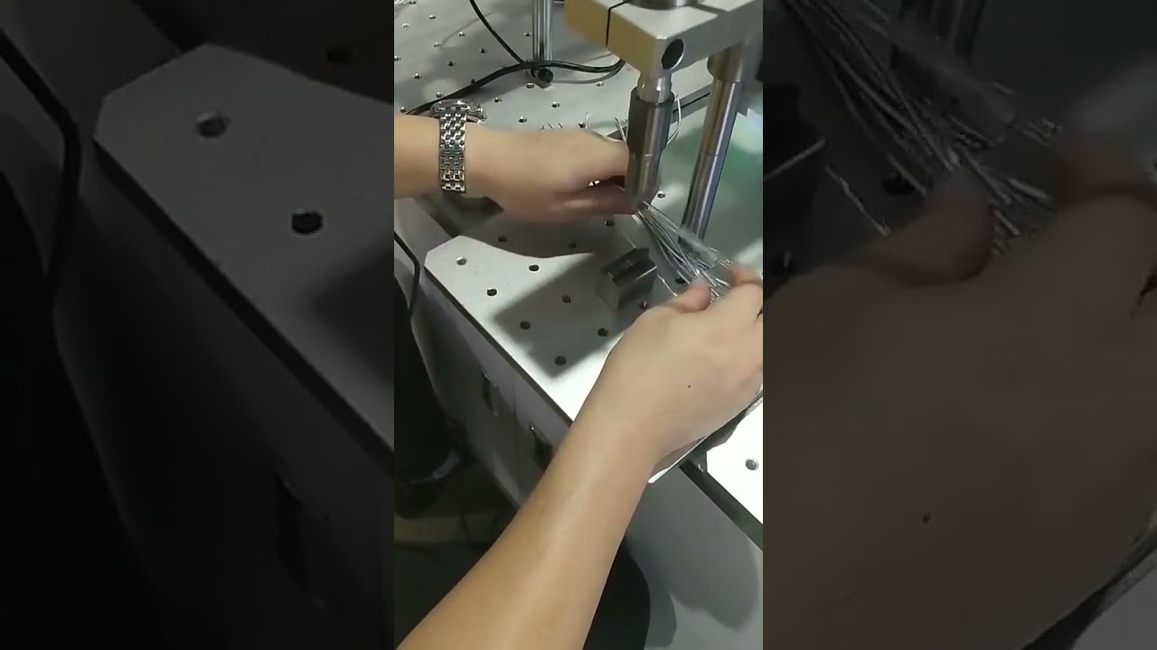 เครื่องเชื่อมอัลตราโซนิกท่อ PVC สำหรับขั้วต่อสายไฟ | เครื่องจักรโรงงานอัตโนมัติ #factory #machine