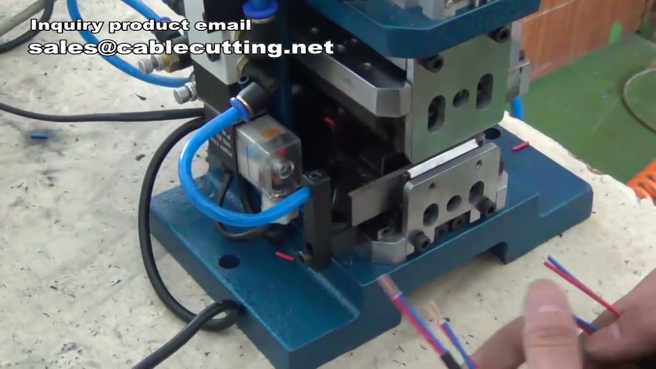 เครื่องปอกและบิดสายไฟอัตโนมัติ Pneumatic | เครื่องบิดสายไฟแบบขนาน