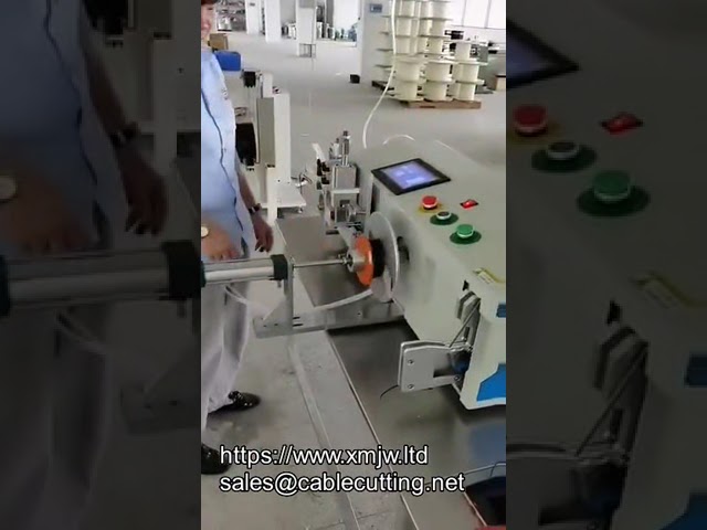 เครื่องม้วนสายไฟอัตโนมัติ พัน ตัด และบิดสายไฟโดยอัตโนมัติ สำหรับอุตสาหกรรม