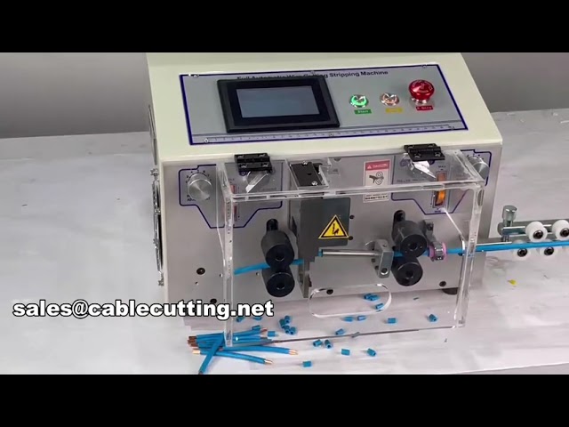 เครื่องตัดและปอกสายไฟอัจฉริยะระบบสัมผัส รองรับขนาด 0.1-10mm²