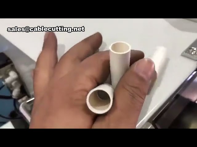 เครื่องตัดท่อพลาสติกแข็งด้วยใบมีดหมุนประสิทธิภาพสูง | ตัดแม่นยำ เร็ว ทนทาน