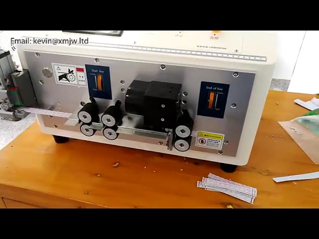 เครื่องปอกสายไฟ PVC อัตโนมัติ ตัดและปอกสายไฟแบบแบน-กลม ประสิทธิภาพสูง