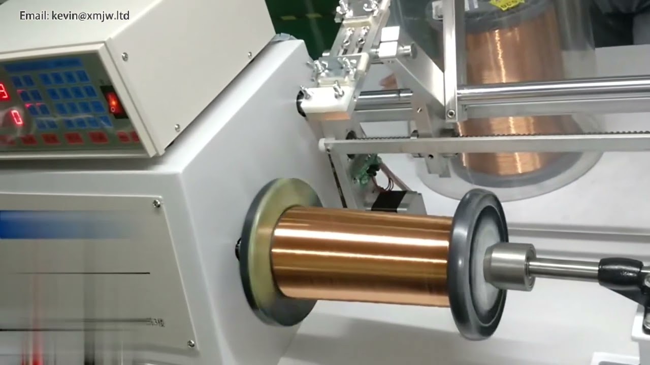 เครื่องพันขดลวด CNC อัตโนมัติคุณภาพสูง พันลวดขนาด 0.05-1 มม. แม่นยำ