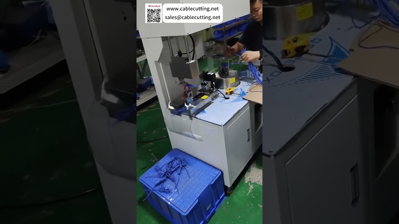 เครื่องพันและมัดสายไฟอัตโนมัติเต็มรูปแบบราคาประหยัดสำหรับกระบวนการสายไฟ DC Power Data