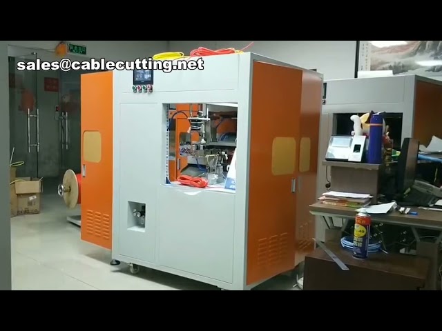 เครื่องมัดสายเคเบิลอัตโนมัติ | เครื่องตัดและมัดสายไฟอัตโนมัติ | เพิ่มประสิทธิภาพการผลิตในโรงงาน