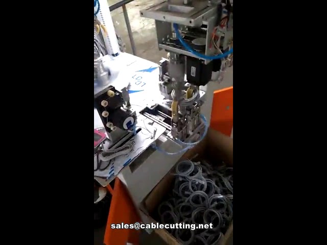 เครื่องม้วนและรัดสายไฟอัตโนมัติ พร้อมระบบผูกสายรัด (Cable Tie) สำหรับอุตสาหกรรม