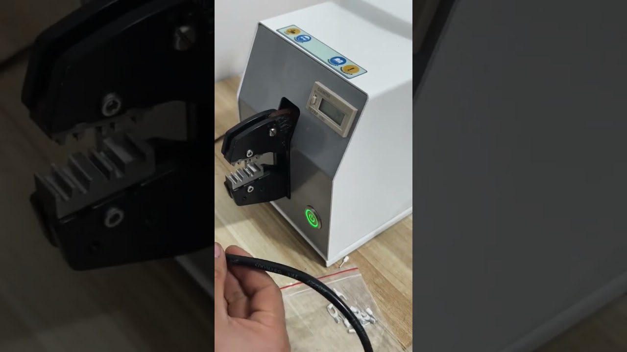 เครื่องย้ำขั้วต่อไฟฟ้าพร้อมแม่พิมพ์เฉพาะงาน (Custom Die) สำหรับท่อและขั้วเปลือย | #โรงงาน #เครื่องจักร