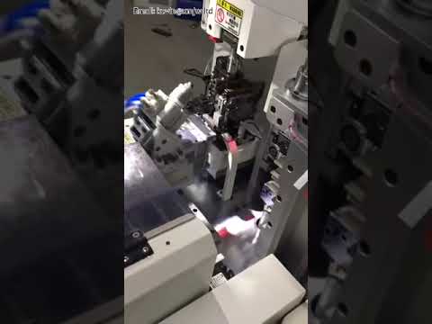 เครื่องตัด ปอก และ Crimp ขั้วต่อคู่ สายไฟอัตโนมัติแบบเซอร์โว | Fully Automatic Servo Double Terminal Wire Machine