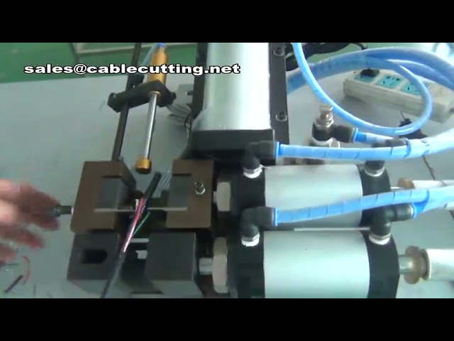 เครื่องปอกฉนวนสายเคเบิลนิวเมติกส์ เครื่องปอกสายไฟไฟฟ้า เครื่องลอกฉนวนสายไฟนิวเมติก