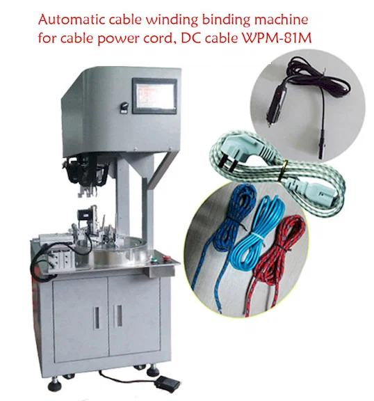 เครื่องพันและมัดสายไฟและสาย DC อัตโนมัติ WPM-81M