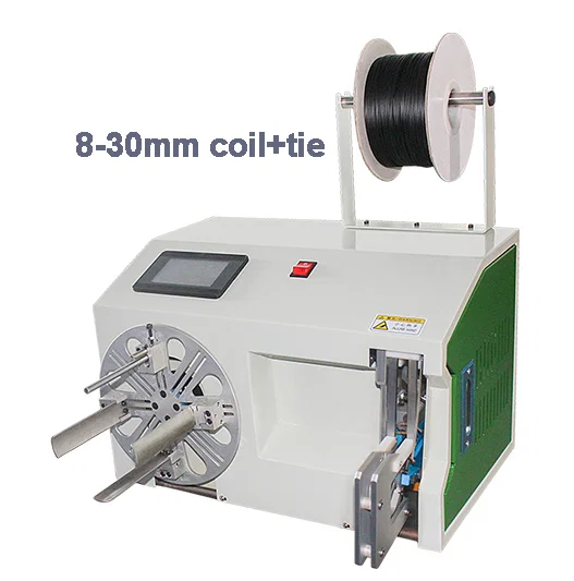 ระบบเครื่องม้วนและมัดสายไฟอัตโนมัติ WPM-212 - เครื่องม้วนและมัดสาย